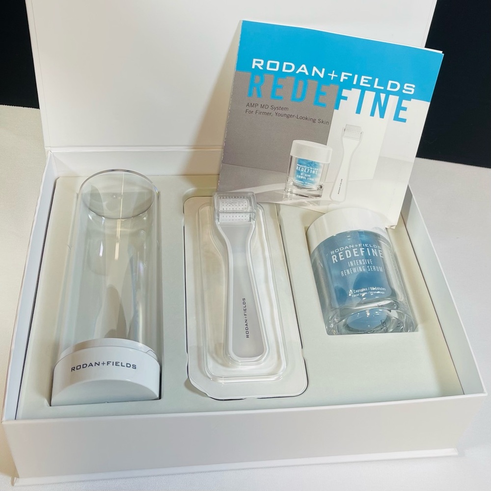 Rodan + Fields Redefine AMP MD System Intensive Renewing Serum & Derma Roller